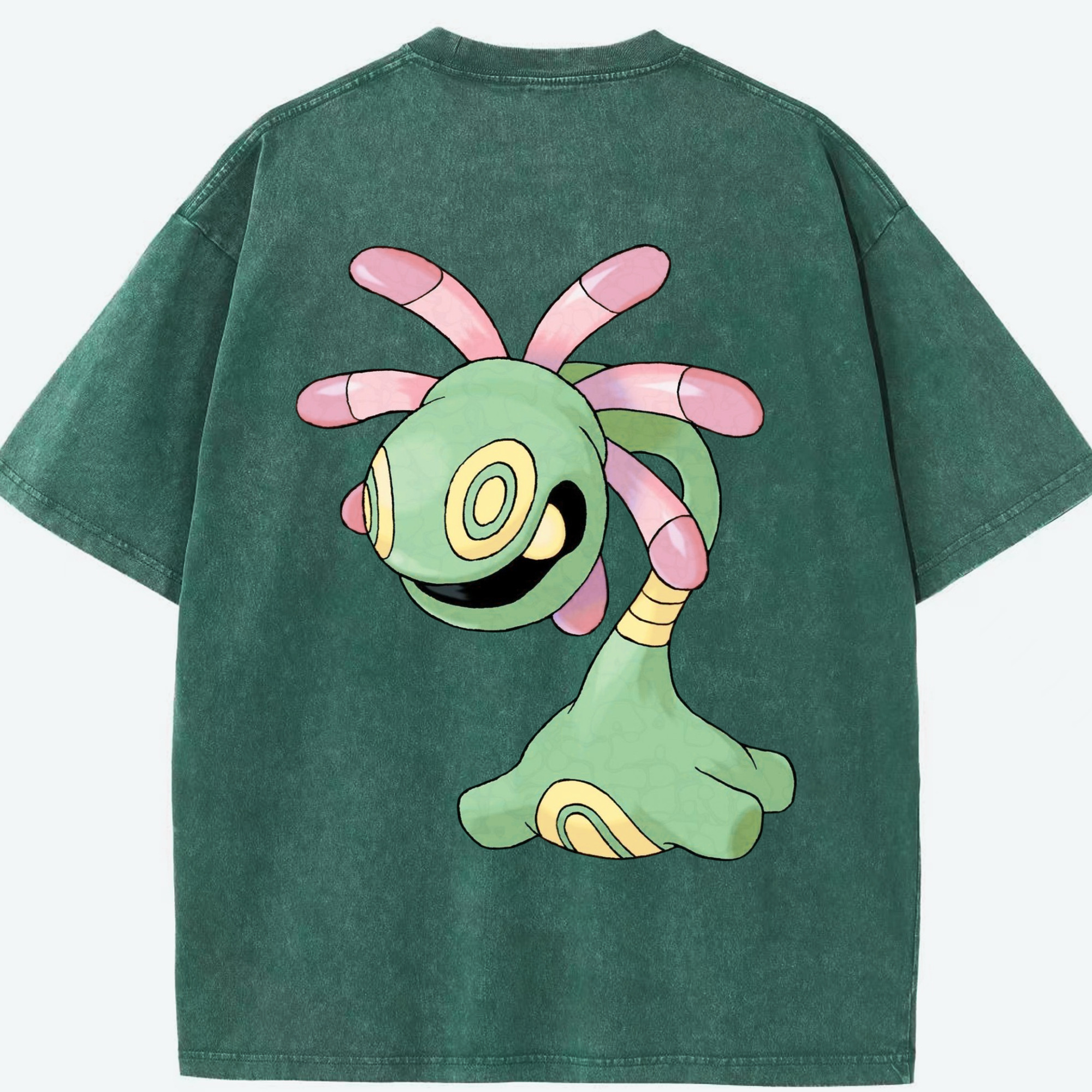 （画像用） ポケットモンスター Pokémon 綿100% ヴィンテージ風 半袖Tシャツ（背面プリント）